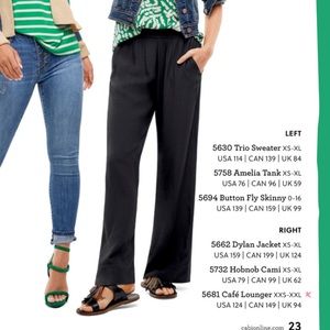 Cabi 5681 - cafe lounger pant